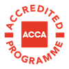 The Association of Chartered Certified Accountants (ACCA ) Accredited Programme logo