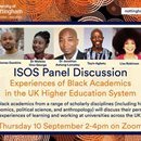 ISOS to host a panel discussion with black academics