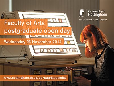 2014 Postgraduate Open Day poster