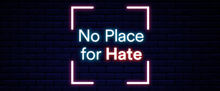 No Place for Hate 720x300