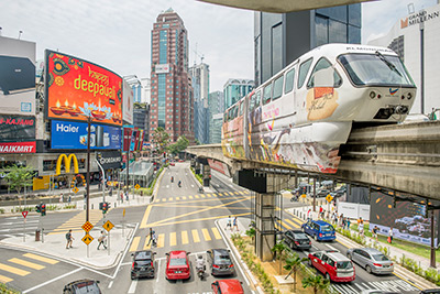 shuttle train in Malaysia