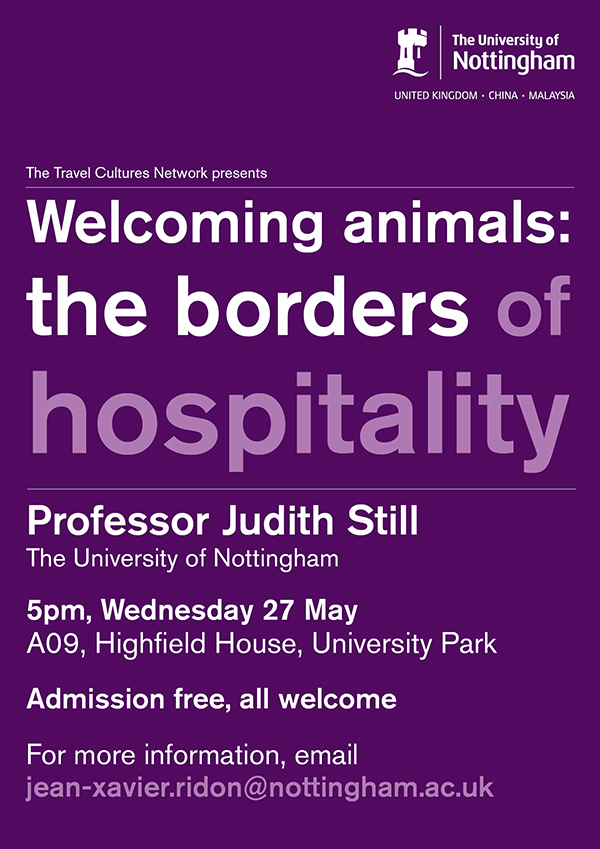Welcoming animals: the borders of hospitality