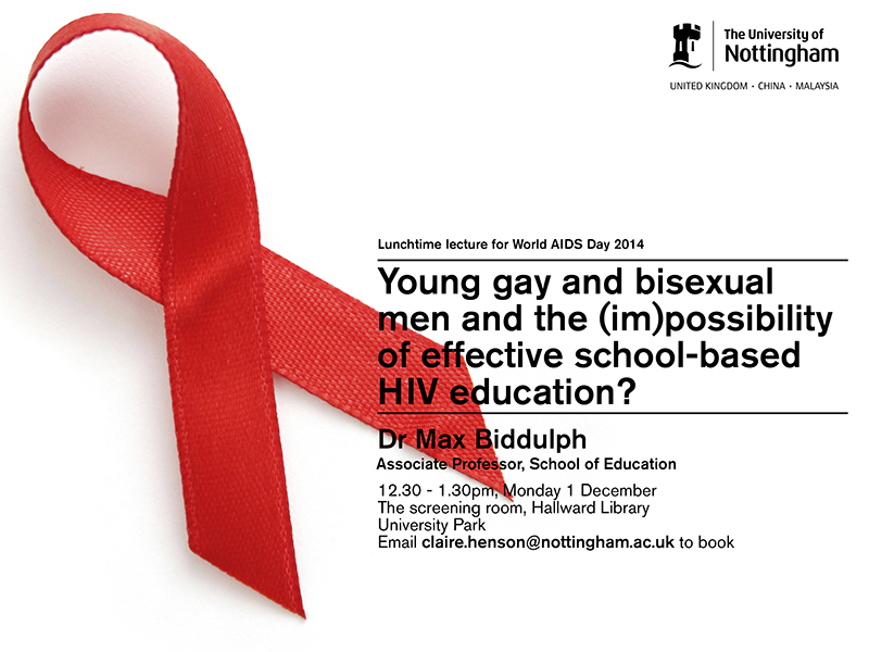 Young gay and bisexual men and the (impossibility of effective school-based HIV education