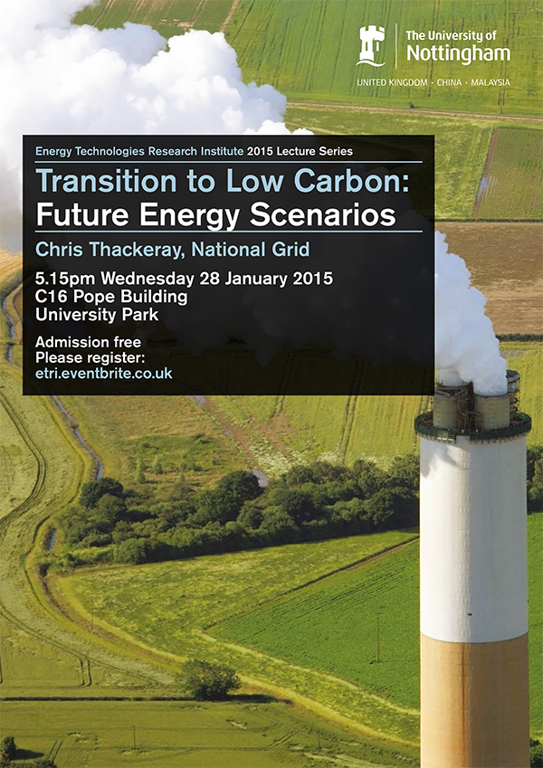 Transition to low carbon: Future Energy Scenarios