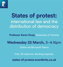 States of Protest event