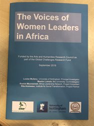 Voices of Women Leaders in Africa booklet