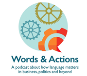 Words and Actions Podcast logo