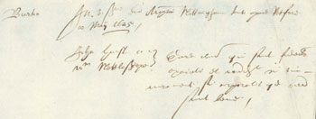Example of Hatfield Reckles's handwriting
