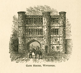 Illustration of Wiverton Gatehouse, from Transactions of the Thoroton Society, 1903, p. 133