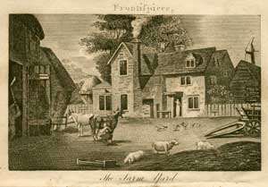 A farmyard, from A visit to a farm-house, by S.W.