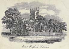 Illustration showing East Retford Parish Church