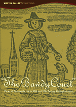 Poster for The Bawdy Court exhibition