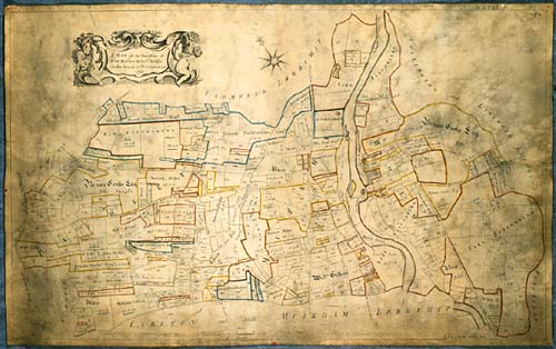 Ne 6 P 3/25/1 - Map of the townships of North Muskham, Holme and Bathley, Nottinghamshire; 1773