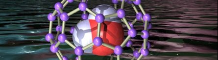 An imprisoned water molecule inside the endofullerene 'cage'