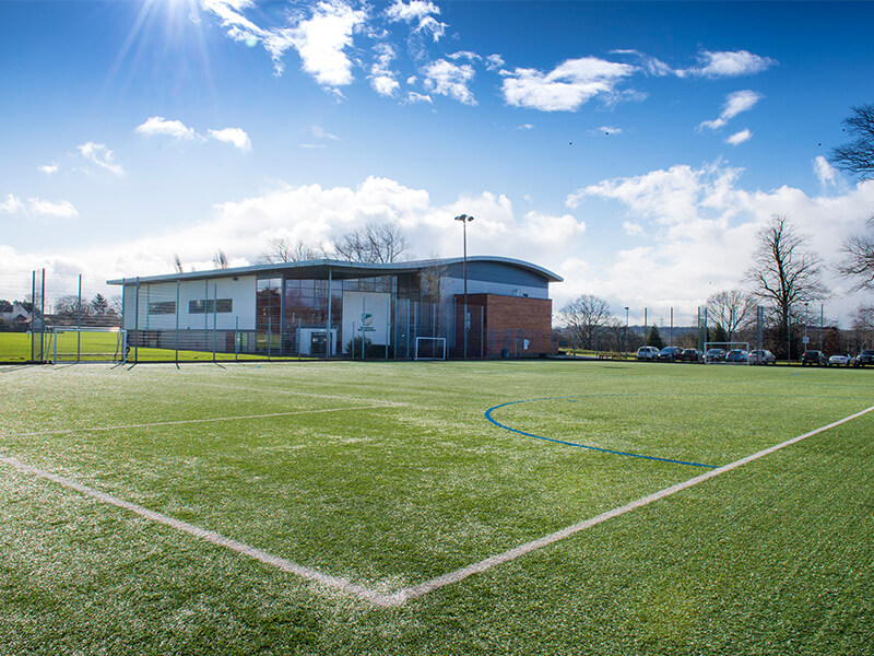 The artificial 3G pitch at Sutton Bonington Sports Centre, located at Sutton Bonington Campus
