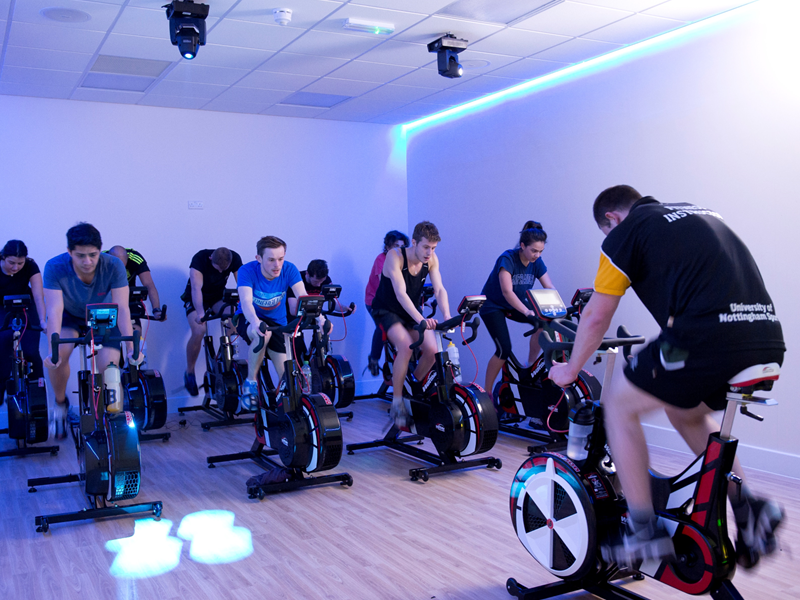 Spin studio at Jubilee Sports Centre