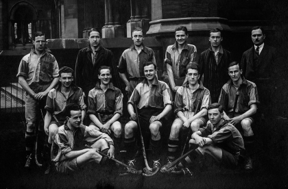 The University hockey team in the early 20th century