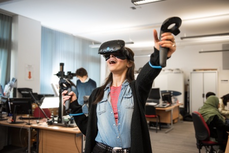 Image of staff with VR