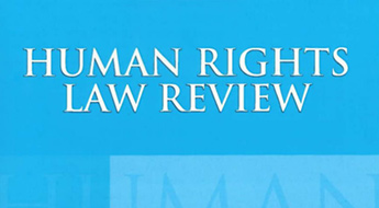 cover of the human rights law review