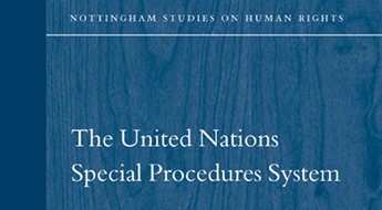 cover of the Nottingham studies of human rights