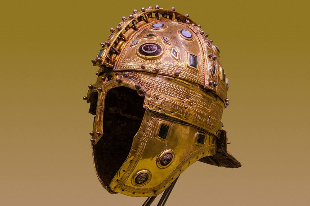 Gold Roman helmet, early 4th century AD
