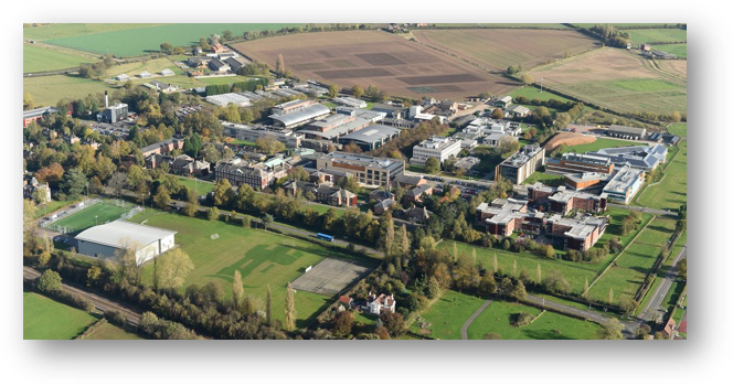 Aerial view of Sutton Bonington Campus