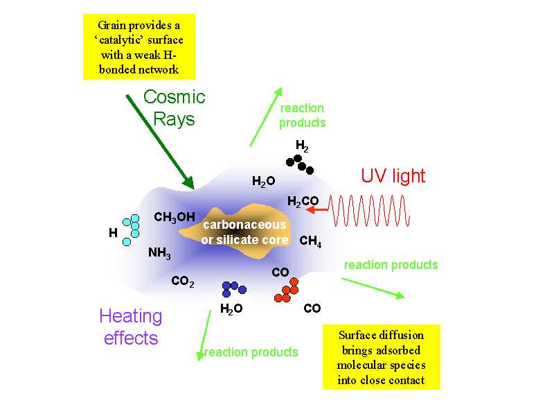 structure of interstellar icy dust grain