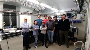 Image of reserachers at lab UDynl in CNR-IFN Milan