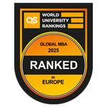 QS World University Rankings MBA 2025 Europe logo