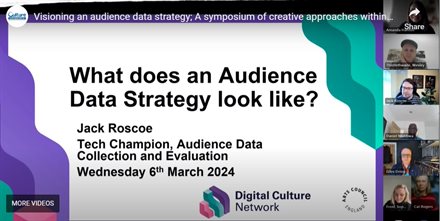 Jack Roscoe speaking on what a meaningful audience data strategy should like
