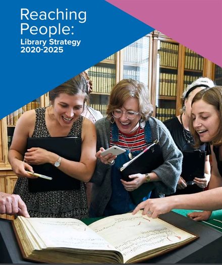 The cover page of the Reaching People: Library Strategy 2020-2025