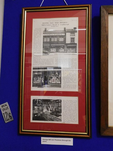 Yet another example of local businesses on display in the George Hill exhibition in 2015
