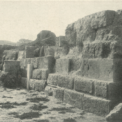The Tomb of the Lakedaimonians at Kerameikos, Athens, excavation (source: A. Brueckner, 1915. ‘Bericht über die Kerameikos-Grabung 1914–1915’, Archäologischer Anzeiger 30, 109–124. ©Wikimedia Commons