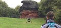 Drone used to scan mysterious Hemlock Stone in Nottinghamshire