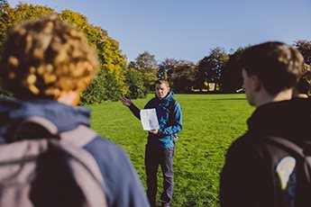 Lecturer demonstrating Techniques Module