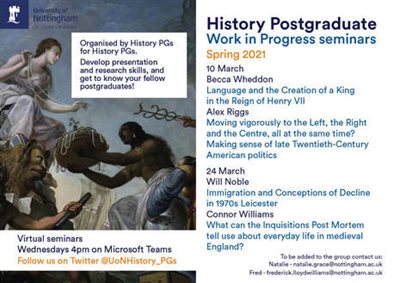 Schedule with image of painting showing Britannia receiving gifts from the East. This is a complex image. Please email marketing-events@nottingham.ac.uk for more information. Quote WIP March 21