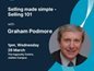 Ingenuity Lab Roundtable Series: 'Selling made simple - Selling 101' with Graham Podmore