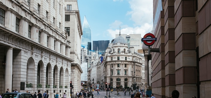 City of London bank building