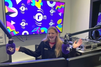 Margot Howell in the URN station