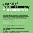 Journal of Political Economy Microeconomics