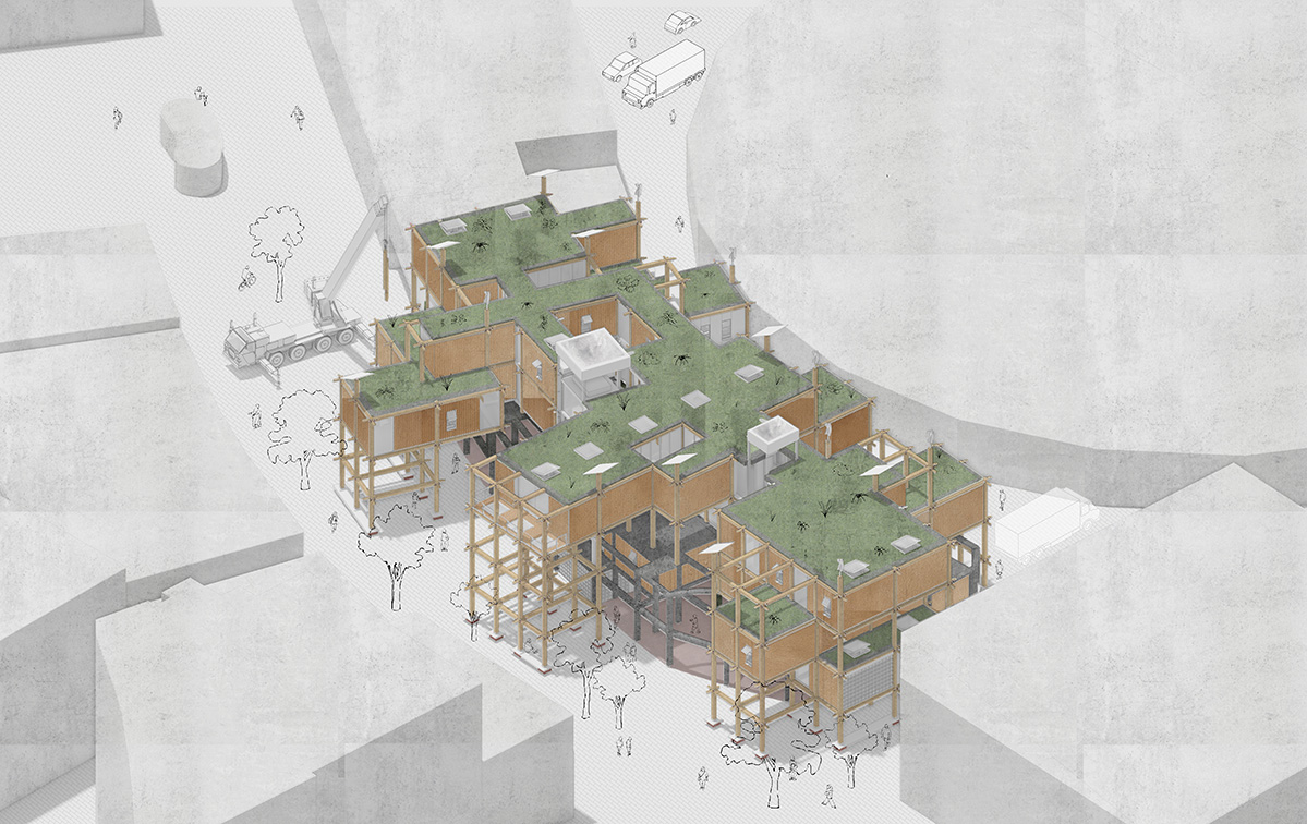 Cycle of Craft: A Living Furniture Factory - isometric