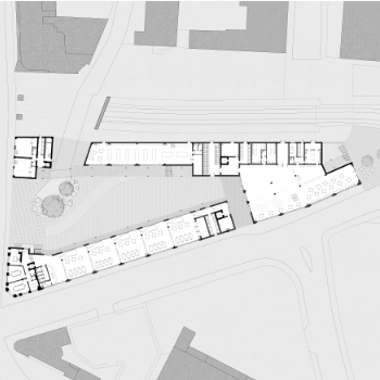 Architecture drawing of a site plan