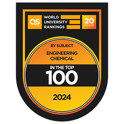 Top 100 for Chemical Engineering in the QS World University Rankings by Subject 2024