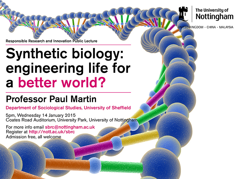 Synthetic biology: engineering life for a better world