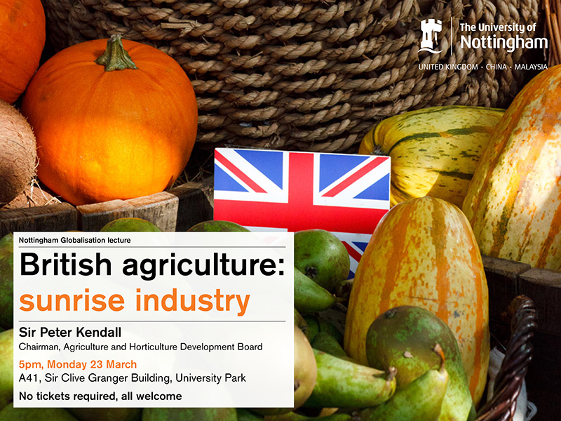 British agriculture: sunrise industry