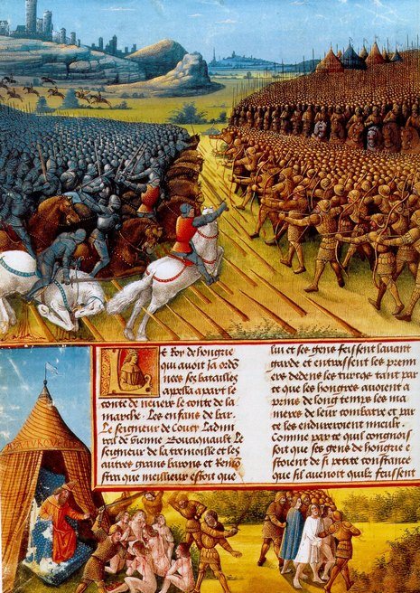 Illustration of the battle of Nicopolis