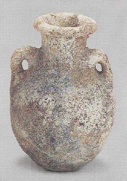 Glazed amphoroid lykethion (750-700 BC).