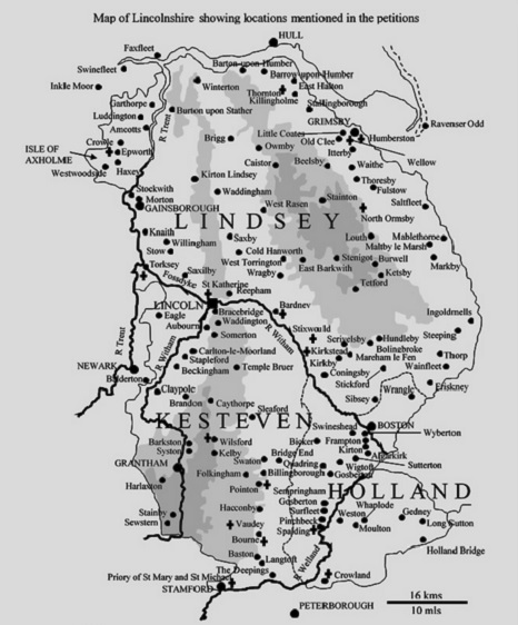 Map of Lincolnshire. This is a complex image. Please email marketing-events@nottingham.ac.uk for more information. Quote Lincolnshire Map