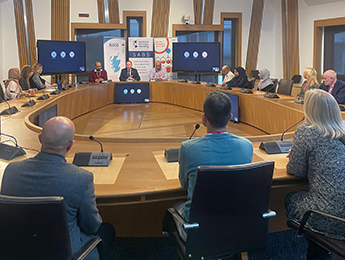 Screening research documentary in the Scottish Parliament