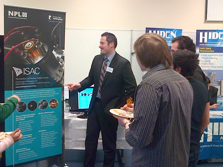 ISAC exhibit at the UKSAF winter meeting